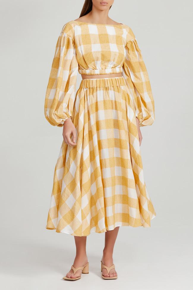 ACLER - Sutherland Skirt (Canary Check ...